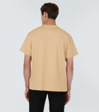 Burberry Embroidered cotton jersey T-shirt