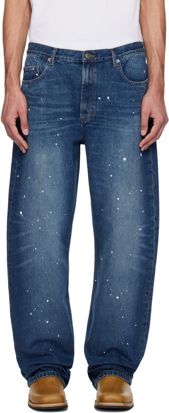 Photo: A.P.C. Blue Relaxed Jeans