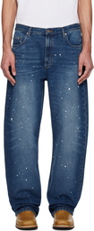 A.P.C. Blue Relaxed Jeans