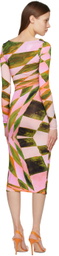 Louisa Ballou Pink Summer Solstice Midi Dress
