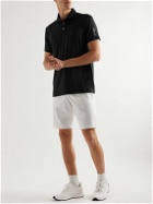 RLX Ralph Lauren - Logo-Print Stretch Recycled-Shell Golf Polo Shirt - Black