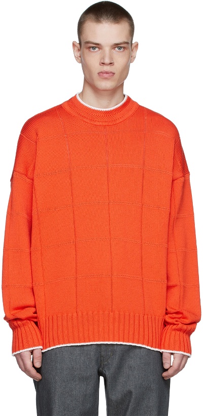 Photo: UNIFORME Orange Cotton Sweater