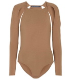 Zeynep Arçay Cutout knit bodysuit
