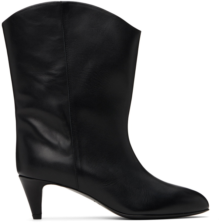 Photo: BY FAR Black Osage Boots