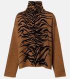Alaïa Jacquard turtleneck sweater