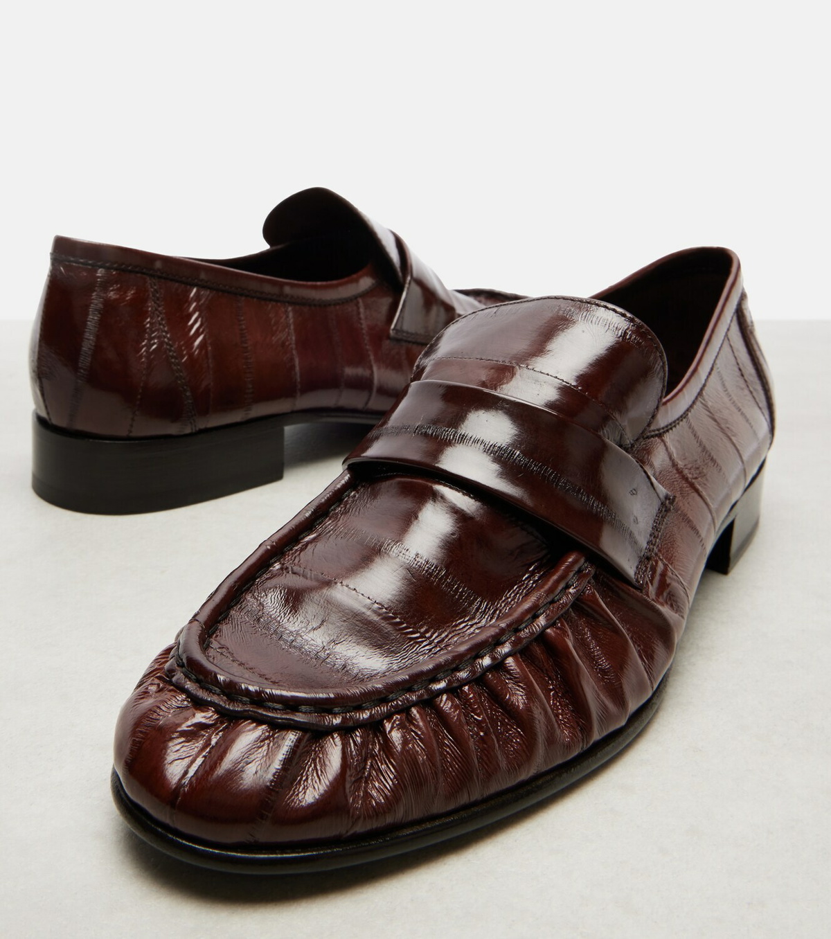The Row Soft leather loafers