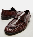The Row Soft leather loafers