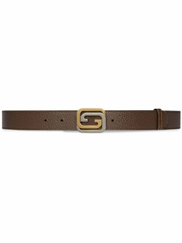 Photo: GUCCI - Gg Leather Belt