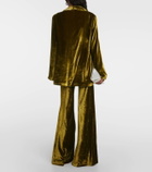 Galvan Julianne velvet blazer