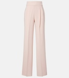 Max Mara Pleated cady straight pants