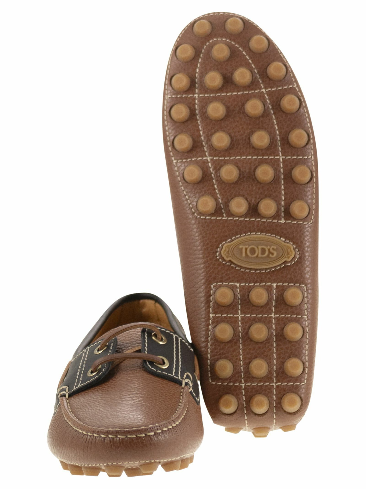 【関税&送料込み】Tod'S Leather Boat Bubble Grommet Tod's Leather Boat Bubble Grommet Tod's