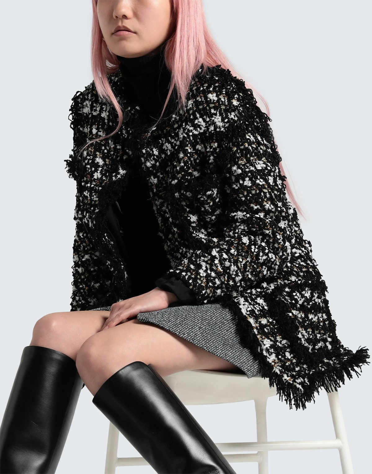 Dolce & gabbana Womens Coat in Black