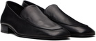 Dries Van Noten Black Leather Loafers