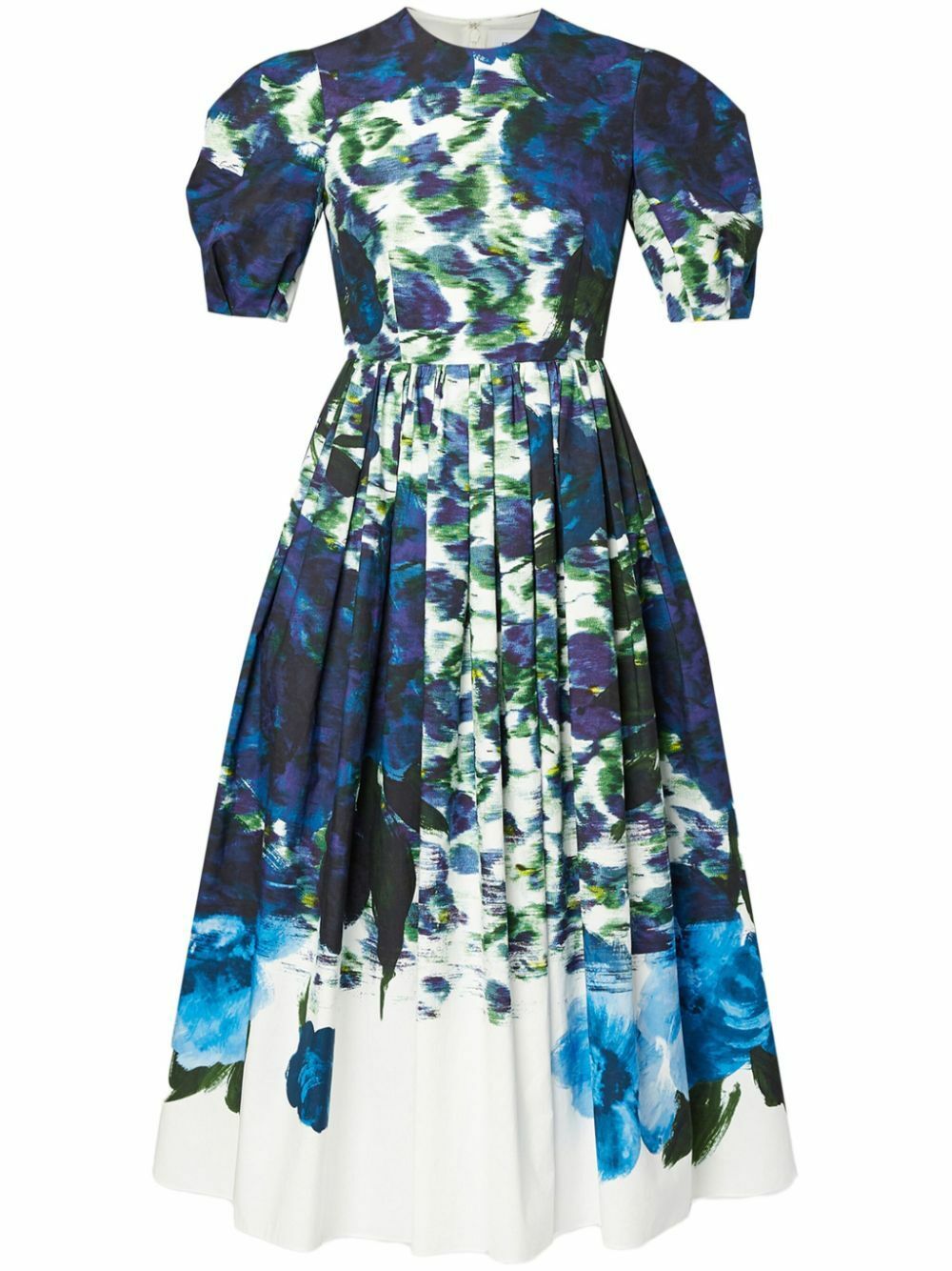 erdem blue and white dress ERDEM main image 0