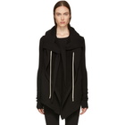 Rick Owens Drkshdw Black Wrap Hoodie