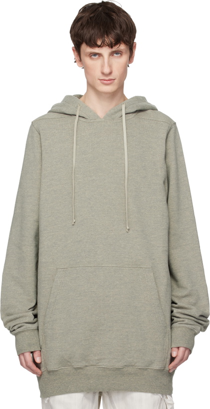Photo: Rick Owens DRKSHDW Gray Temple Pullover Hoodie