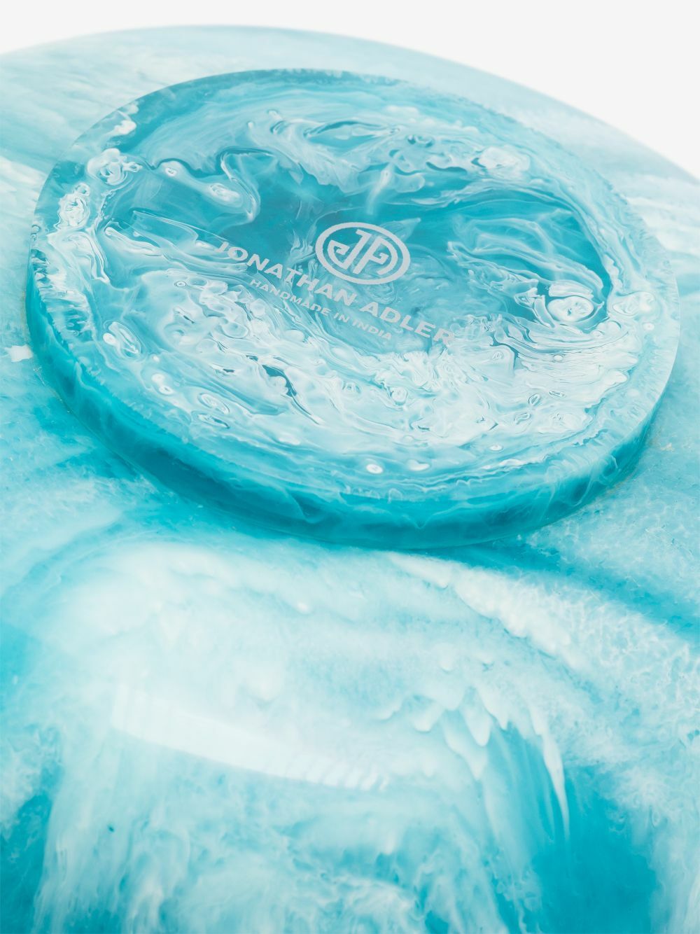 Jonathan Adler Blue Mustique Salad Bowl