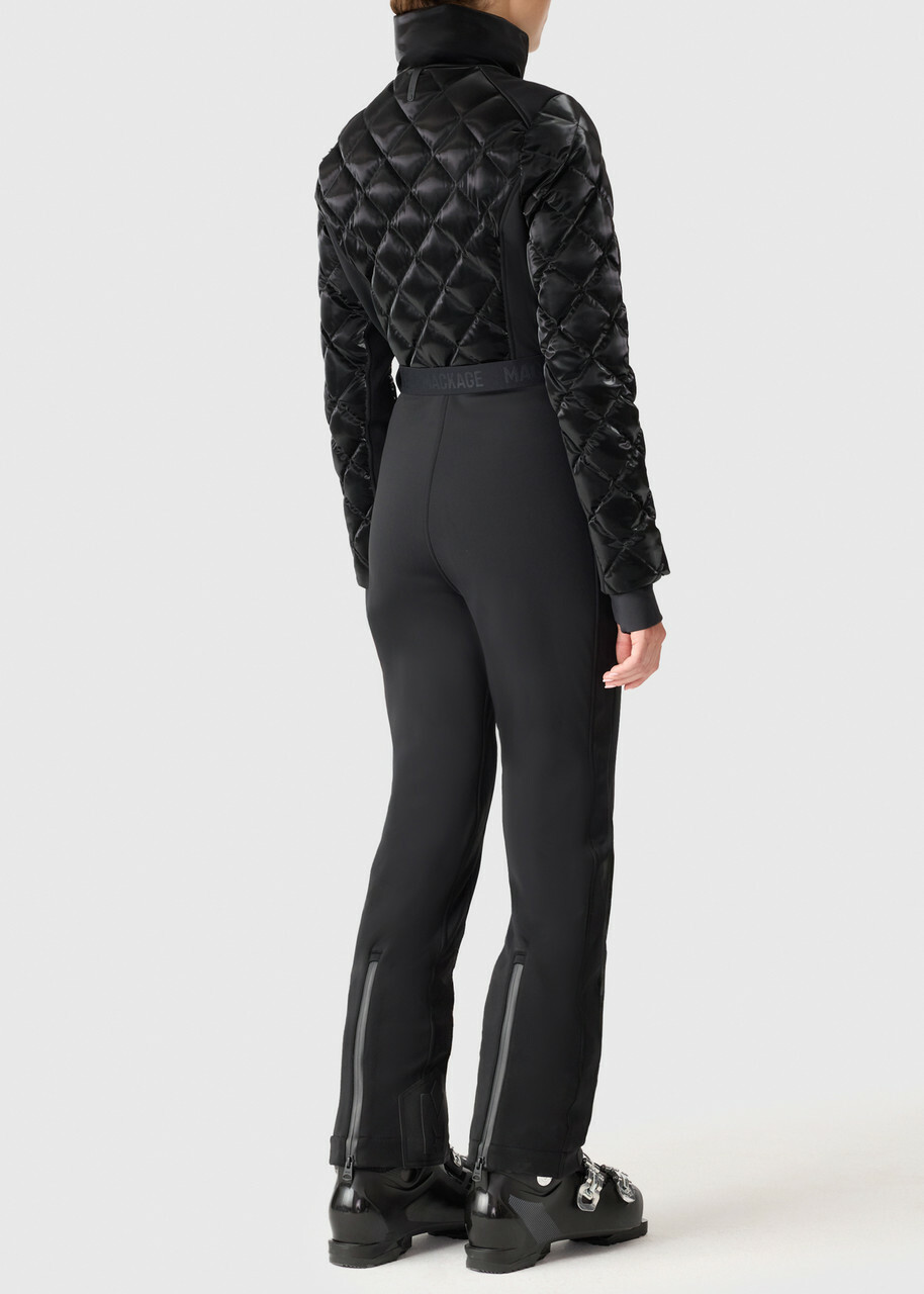 Mackage Inga Quilted Bonded Fleece ski Suit Black