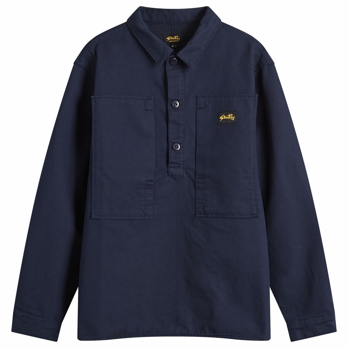 Stan Ray Men's Painters Pop Over Shirt in Navy Bedford