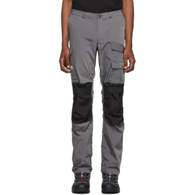 Photo: Heliot Emil Grey and Black Technical Cargo Pants