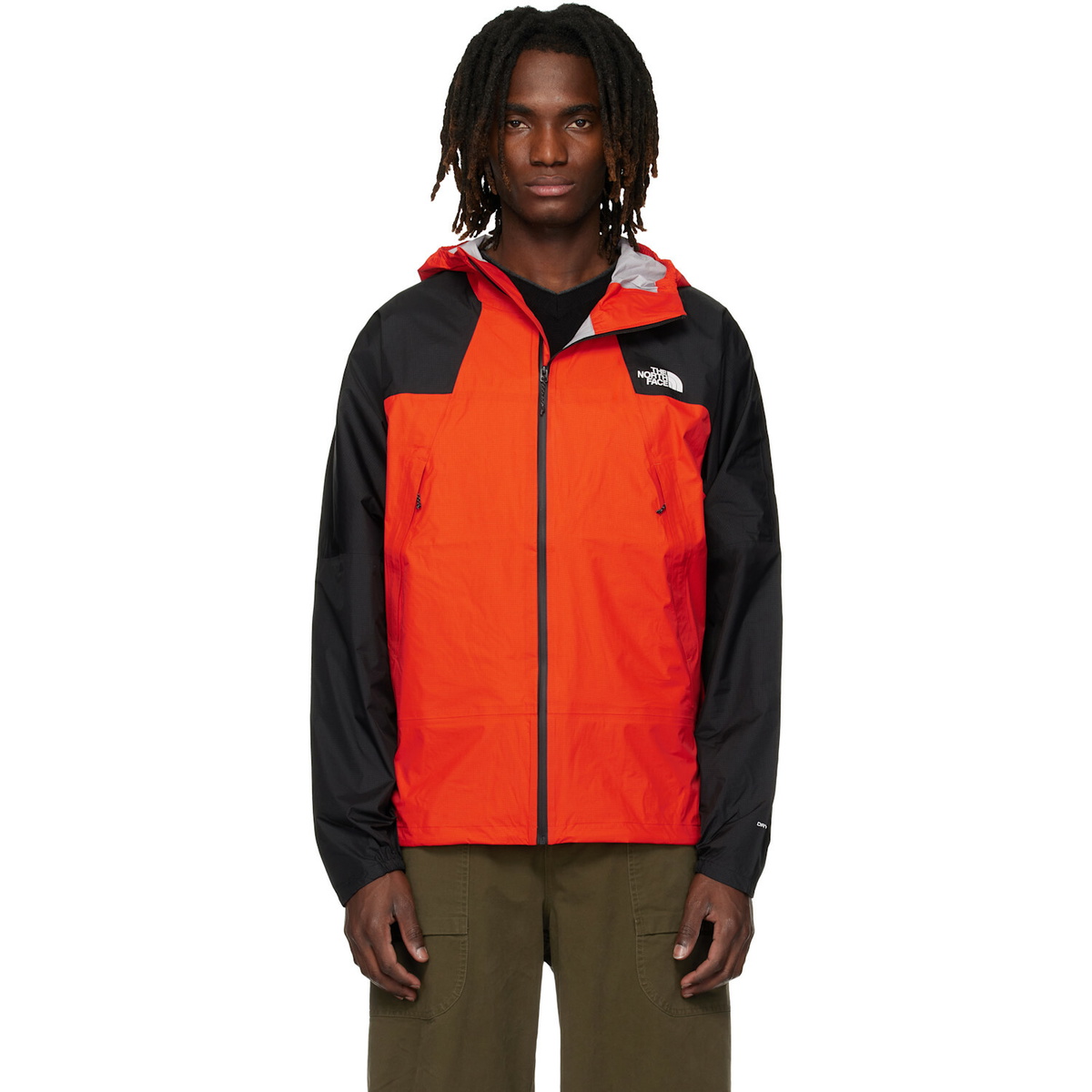 The North Face Red & Black Ridgelite Waterproof Jacket