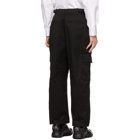 Juun.J Black Twill Cargo Pants