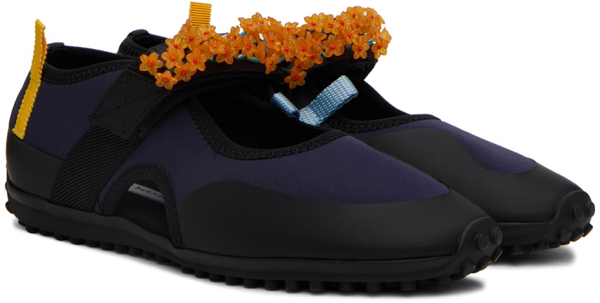 Cecilie Bahnsen Navy & Black Sara Sneakers