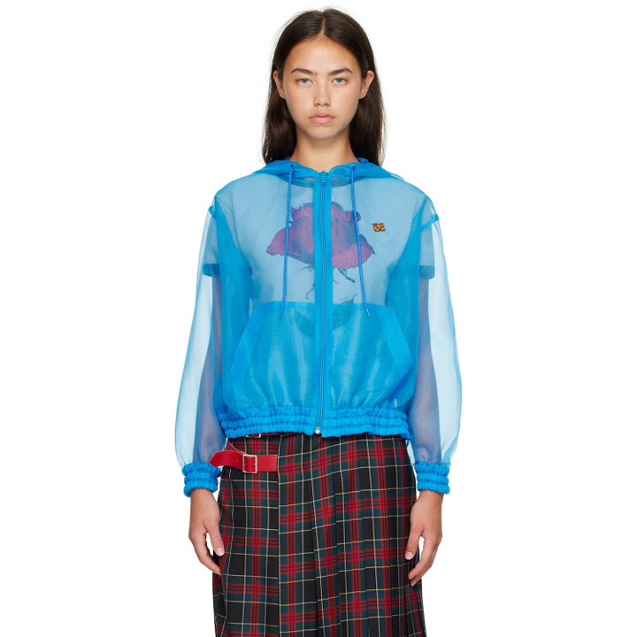 Photo: UNDERCOVER Blue UP2F1205 Hoodie