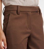 Brunello Cucinelli Cotton-blend slim pants
