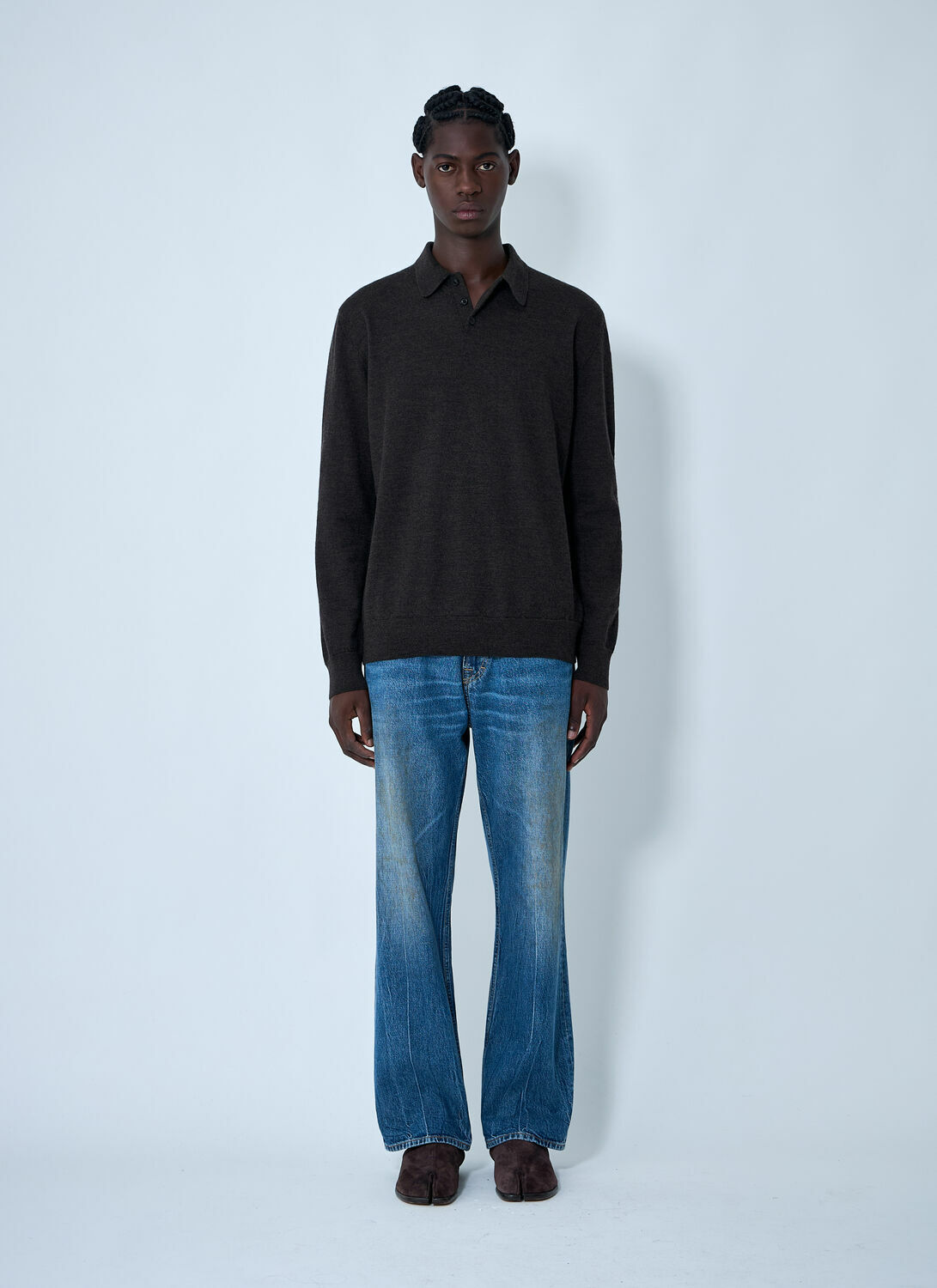 Maison Margiela Wool Polo Shirt Maison Margiela