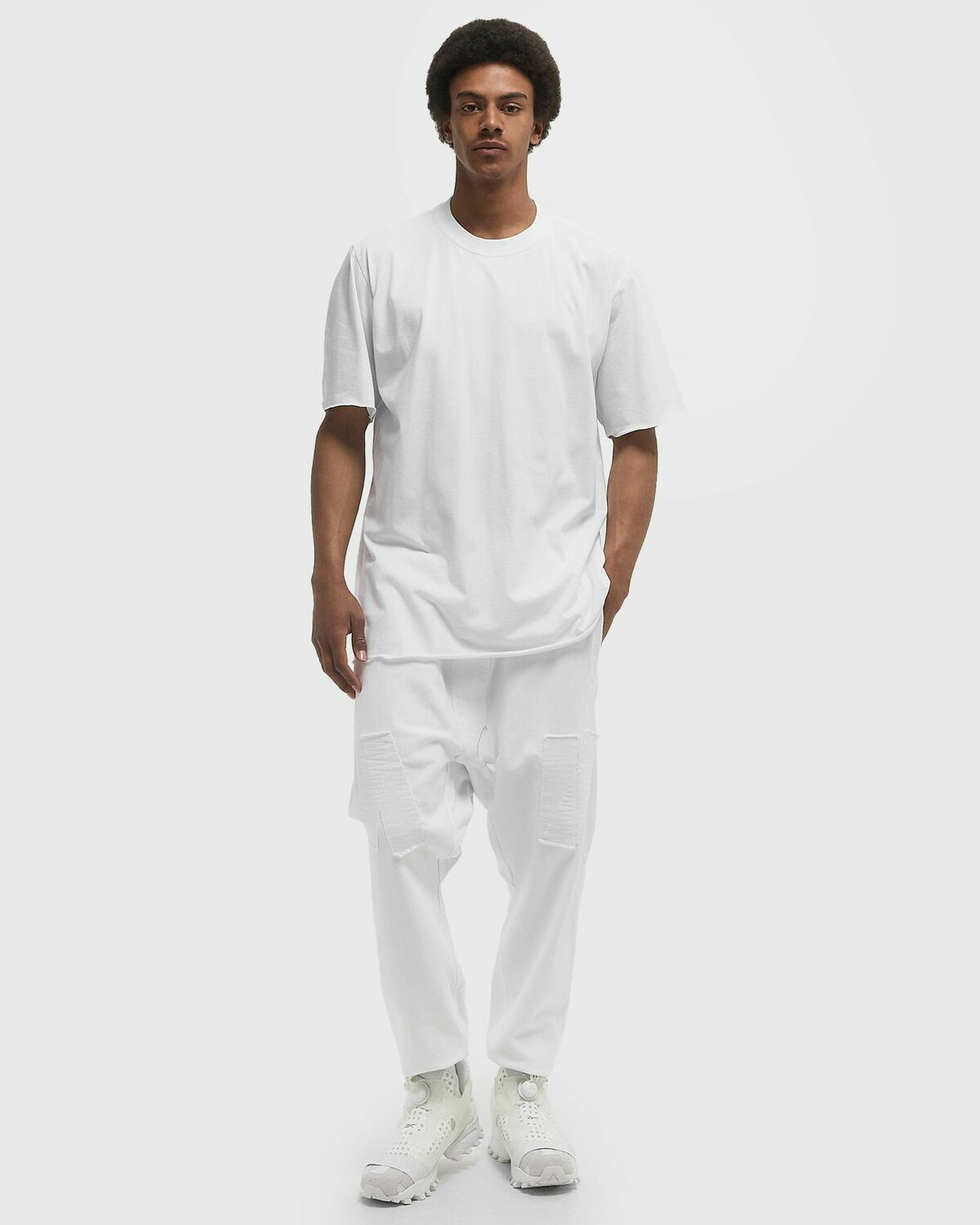Reebok X 11 by Boris Bidjan Saberi CONSTRUCTED TEE White Mens Shortsleefe