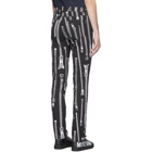 Moschino Black Zipper Trousers