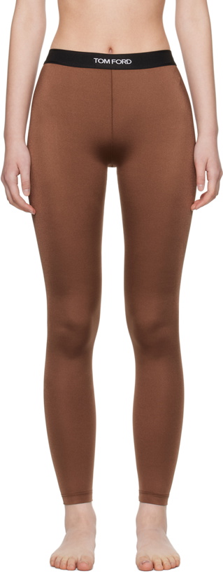 Photo: TOM FORD Brown Signature Leggings