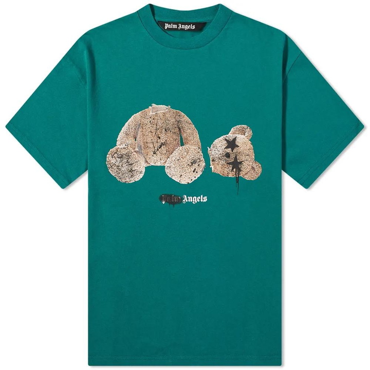 Photo: Palm Angels Spray Logo Kill The Bear Tee