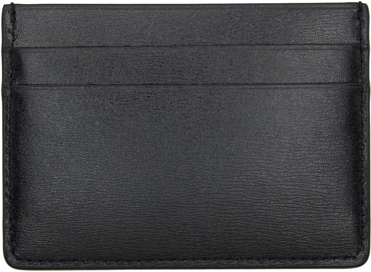 Jil Sander Black Credit Card Holder
