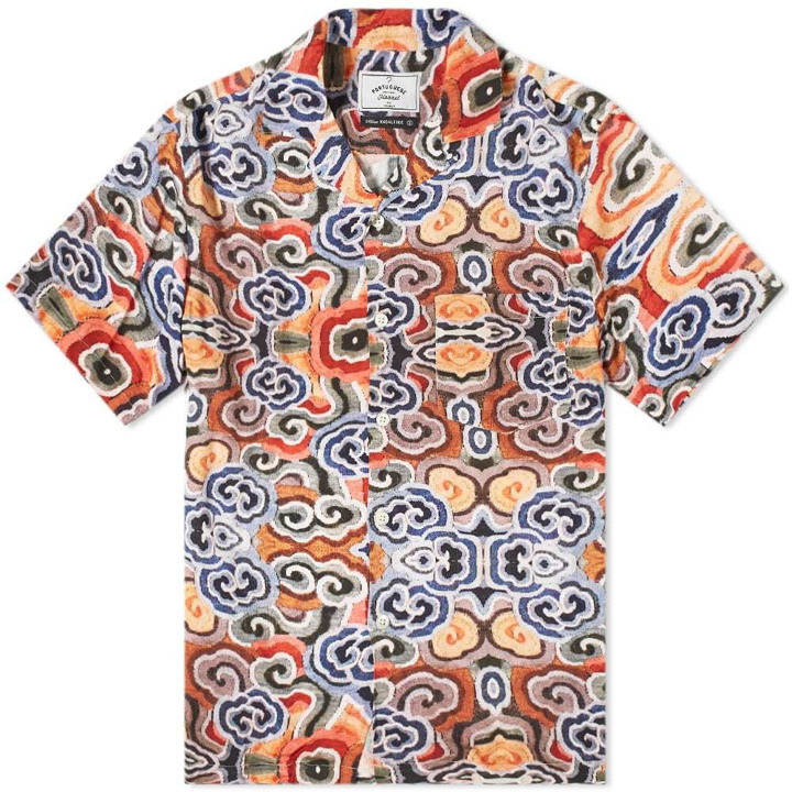 Photo: Portuguese Flannel Abstract Nature Vacation Shirt