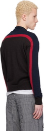 Gimaguas Navy & Brown Honey Sweater