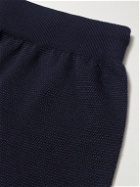 John Smedley - 17.Singular Slim-Fit Merino Wool Sweatpants - Black