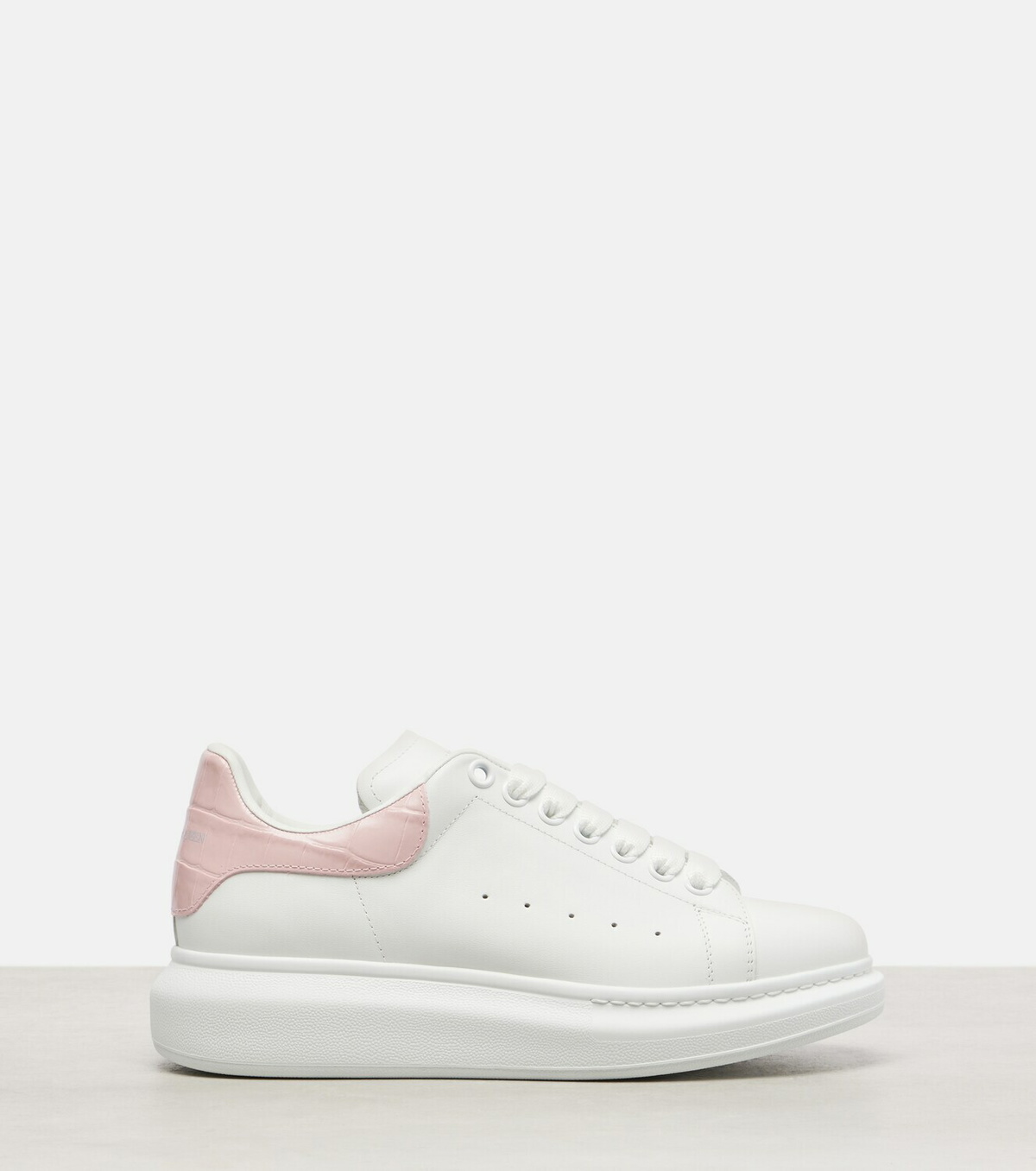 McQueen Oversized leather sneakers