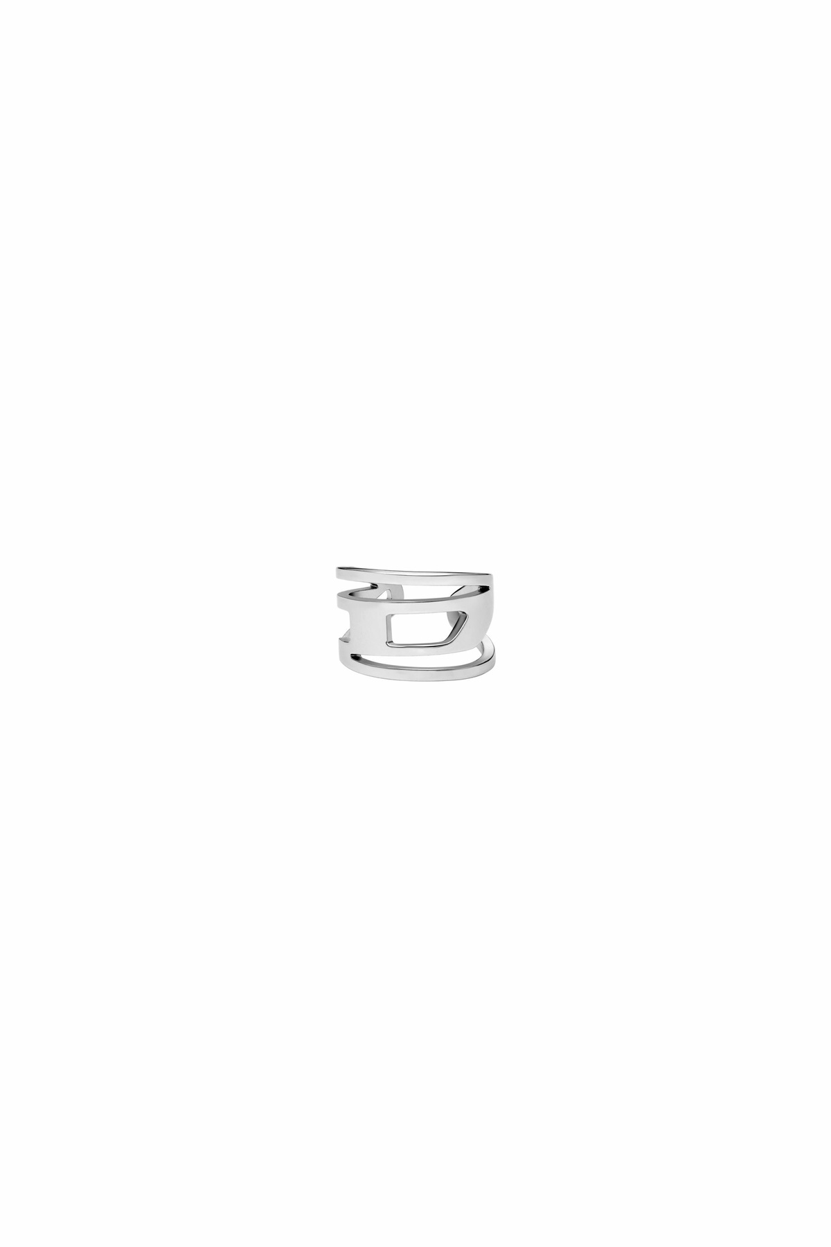 Diesel Stainless Steel Ear Cuff - Ear Cuffs - Unisex - Silver