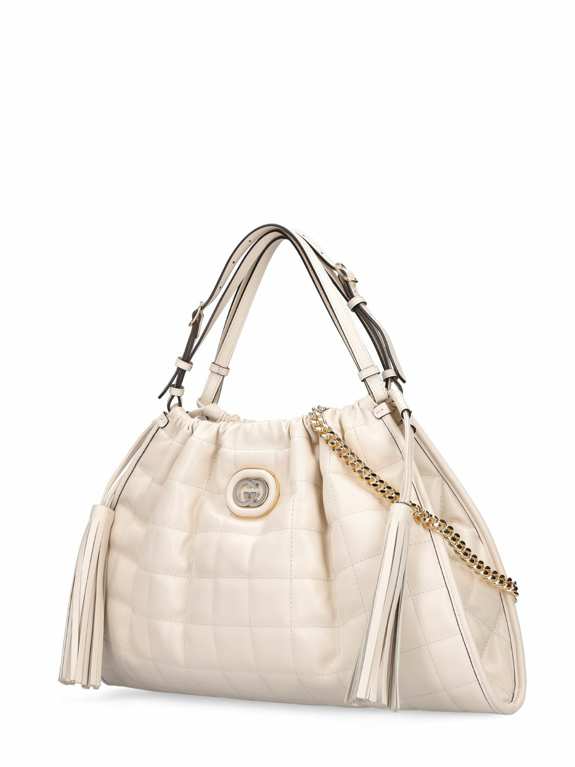 GUCCI - Gucci Deco Quilted Leather Tote Bag Gucci