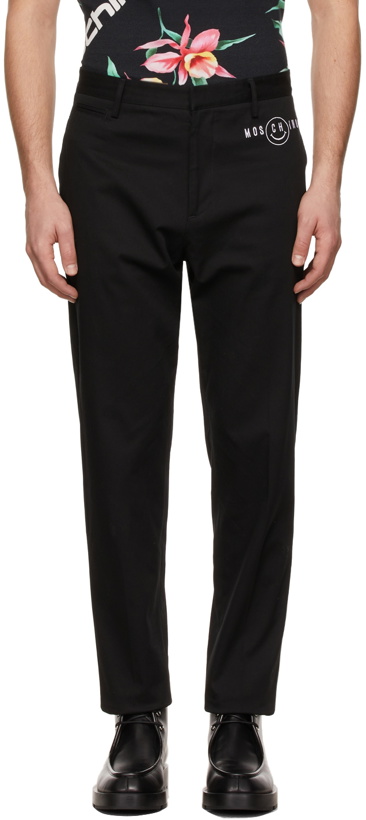 Photo: Moschino Black Gabardine Trousers