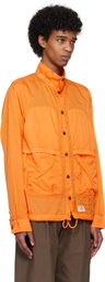 RANRA Orange Epitome Nylon Ripstop L/S Shirt