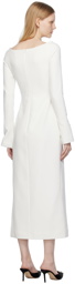 16Arlington White Solare Midi Dress