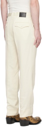 The Letters Off-White Western Trousers