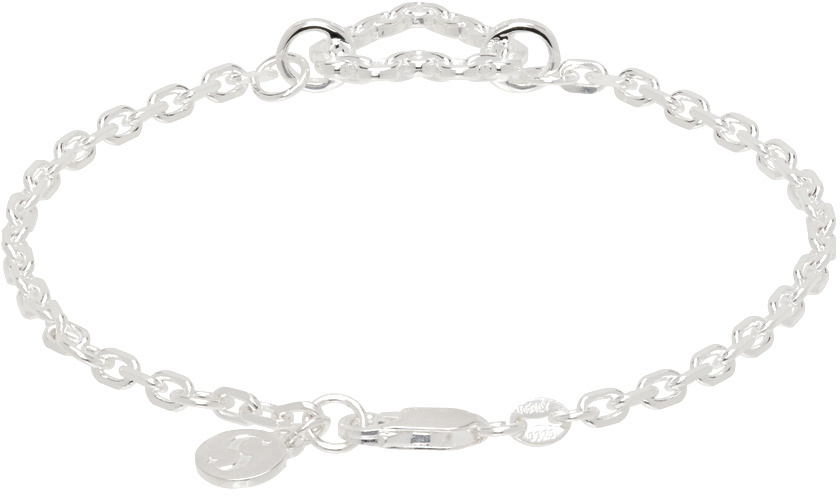Stolen Girlfriends Club Silver Chain Heart Bracelet