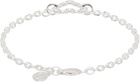 Stolen Girlfriends Club Silver Chain Heart Bracelet