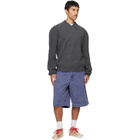 Marni Gray V Neck Sweater