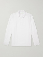Orlebar Brown - Vincent Linen Polo Shirt - White