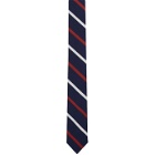 Thom Browne Navy Banker Stripe Classic Necktie